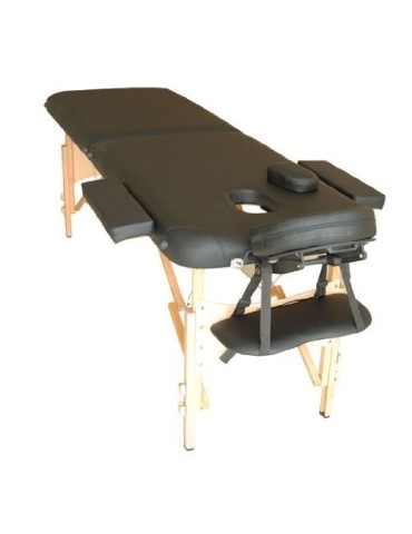 Table de massage pliante en bois (182 x 60 cm)