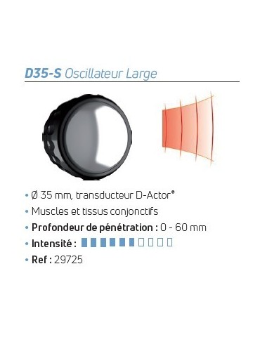 Transducteur D-Actor® D35-S Oscillateur Large