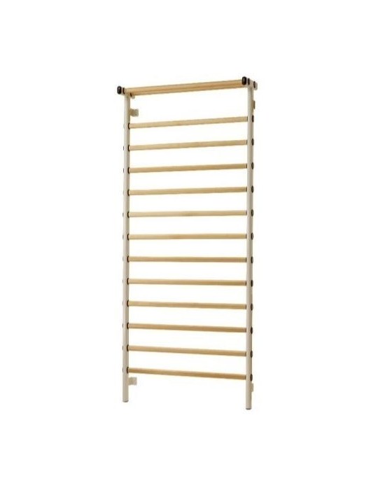 Espalier cadre acier 14 barreaux hêtre