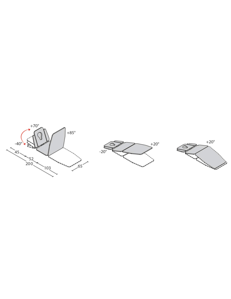 Table électrique Giove5 – 5 plans