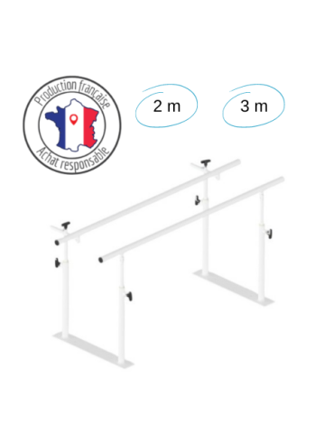 Barres parallèles 2-3 m pliantes