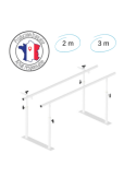 Barres parallèles 2-3 m pliantes | Kiné Stock