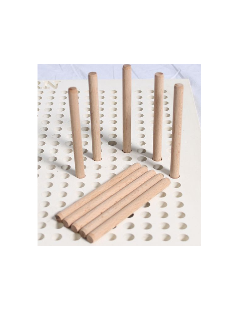 10 bâtonnets en bois pour plateau canadien