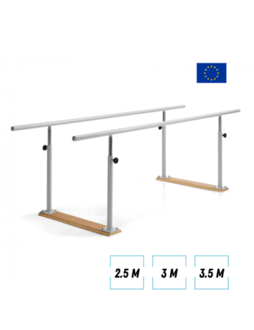 Barres parallèles de rééducation à hauteur variable