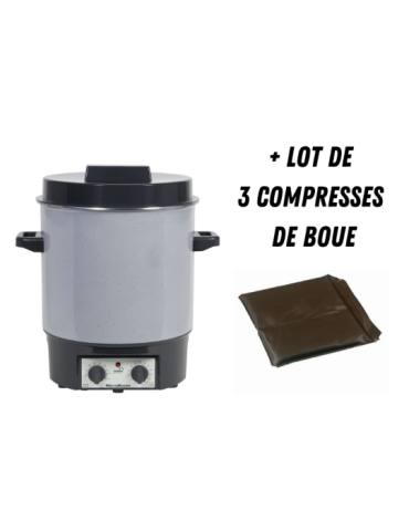 Offre Cuve Hydrotherm + 3 compresses de boue