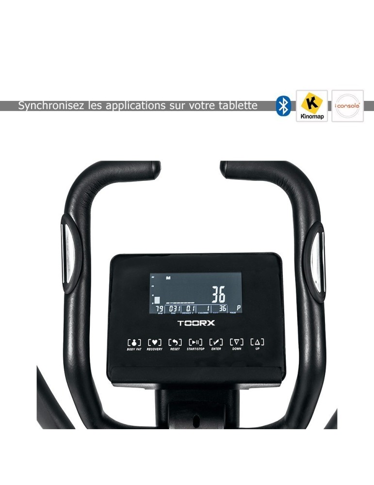 Vélo elliptique ergomètre connecté ERX-3000 | Kinéstock