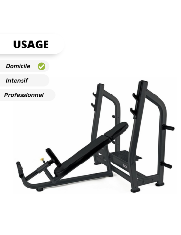 Banc de musculation incliné olympique WBX-3800