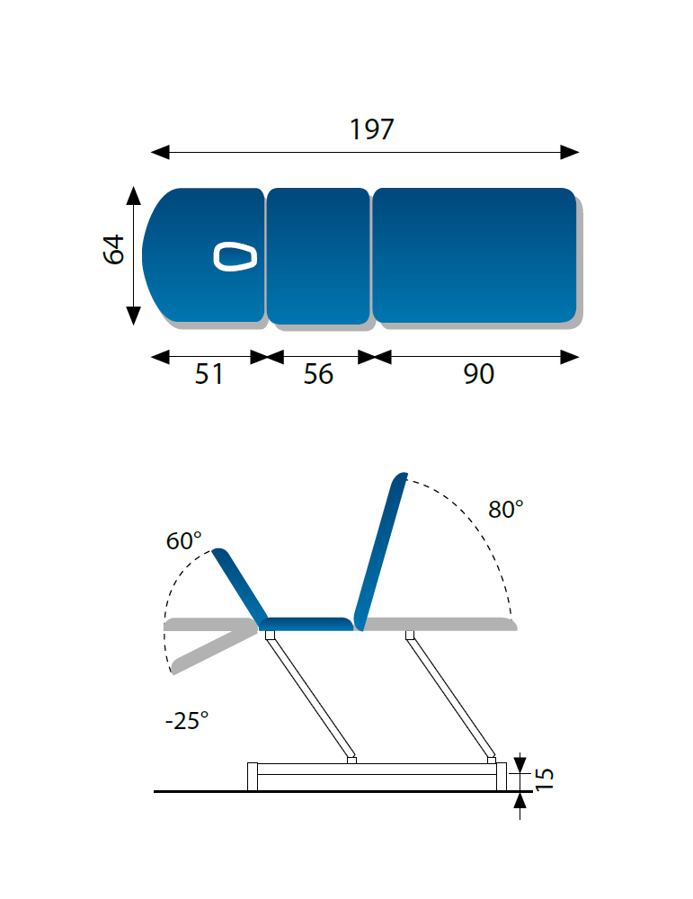 Table Cezanne JR 3 plans multifonctions | Kiné Stock
