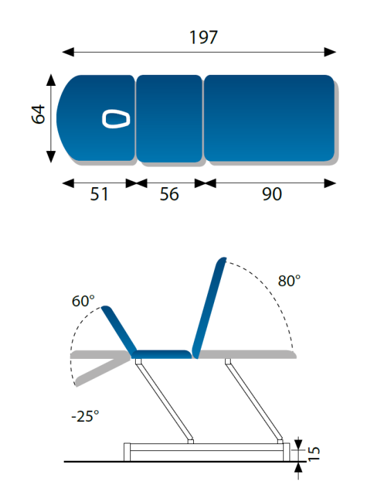 Table Cezanne JR 3 plans multifonctions | Kiné Stock