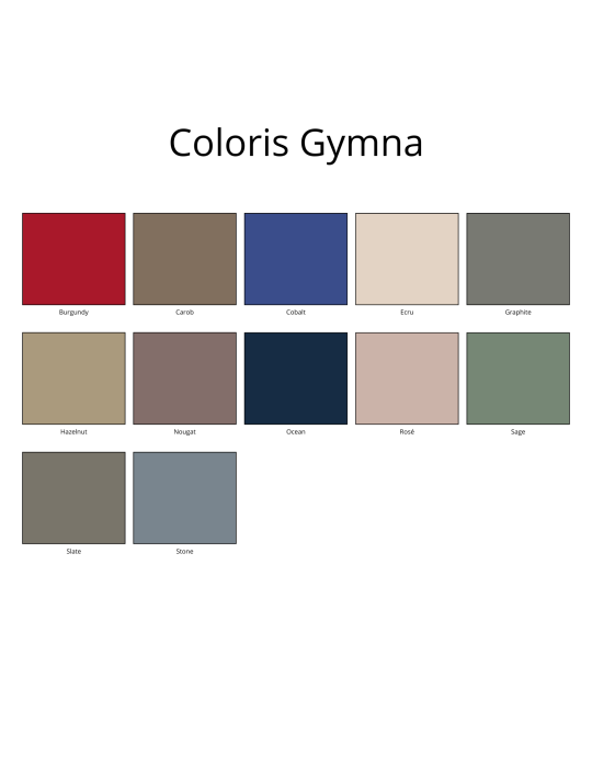 Table 2 plans GYMNA.GO D2 | KINESTOCK