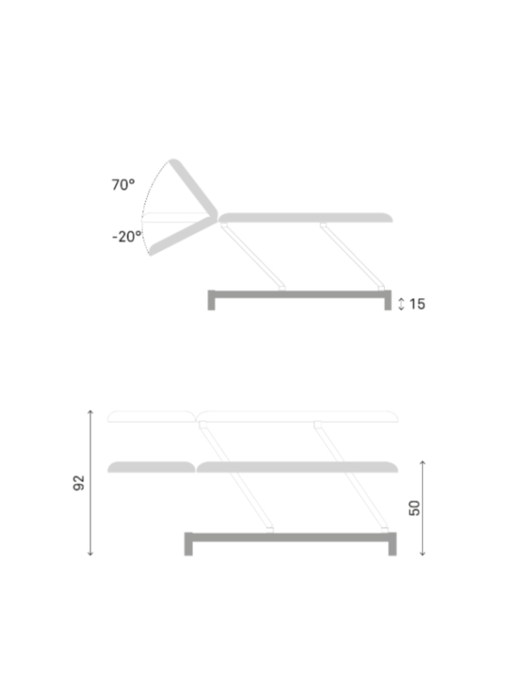 Table osteo – OS 206 – repose bras fixe | KINESTOCK