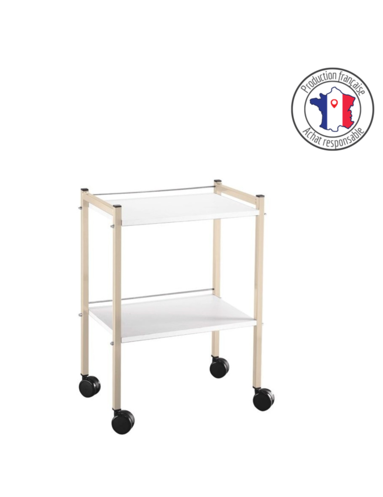 Gueridon 2 plateaux bois | Kiné Stock