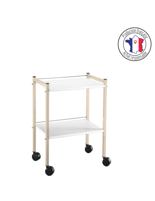 Gueridon 2 plateaux bois | Kiné Stock