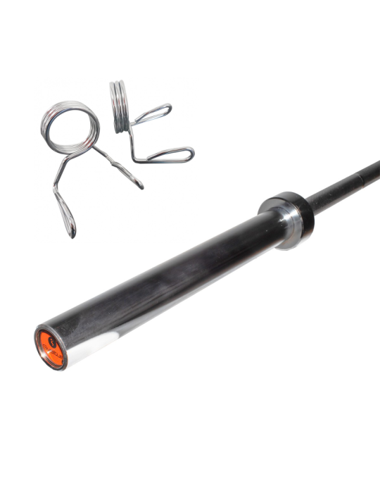 Barre Training 50 mm avec Stop-Disques – Barre Olympique | KINESTOCK