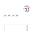 Barres parallèles pliable en acier | Kiné Stock