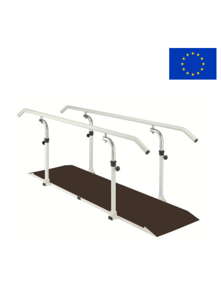 Barres parallèles Ferrox  2.5-3.5-4 m avec socle | Kiné Stock