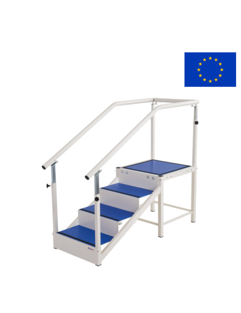 Escalier de rééducation 4 marches + plateforme | Kiné Stock