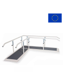 Barres parallèles en angle | Kiné Stock