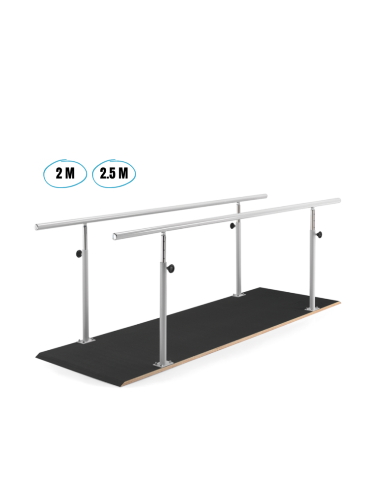 Barres parallèles en acier | Kiné Stock