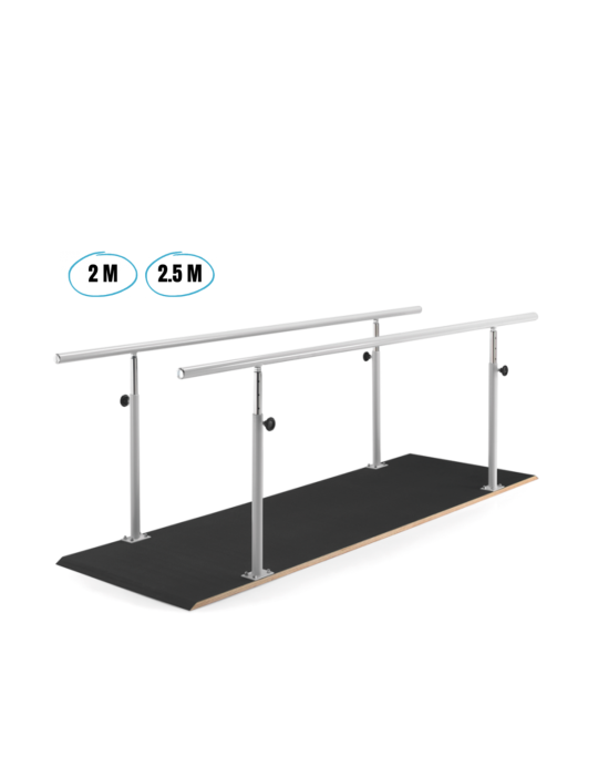 Barres parallèles en acier | Kiné Stock