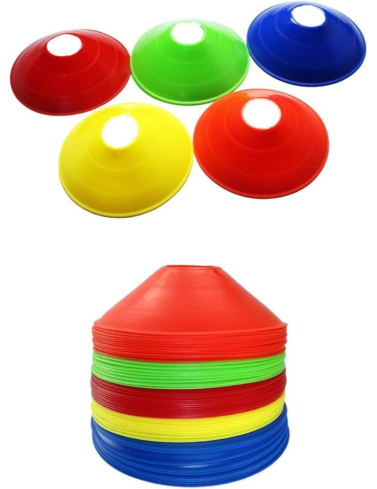 Coupelles de délimitation souples pour entraînement – Lot de 20 | KINESTOCK