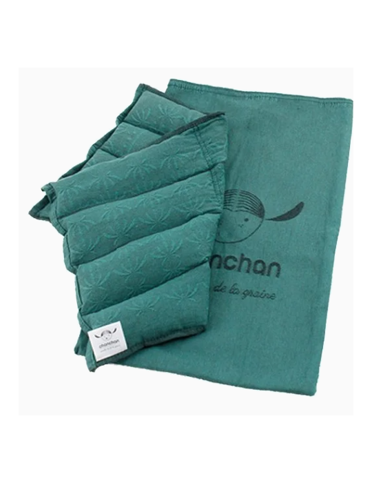 Coussin compresse aux graines de chanvre chaud froid pour thermothérapie naturelle | KINESTOCK