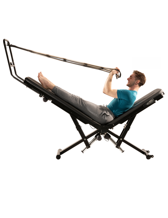WBS Vision Pull Back – Table de posture motorisée avec traction | Kiné Stock