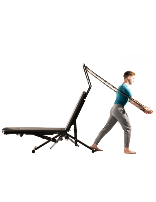 WBS Vision Pull Back – Table de posture motorisée avec traction | Kiné Stock