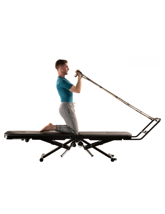 WBS Vision Pull Back – Table de posture motorisée avec traction | Kiné Stock