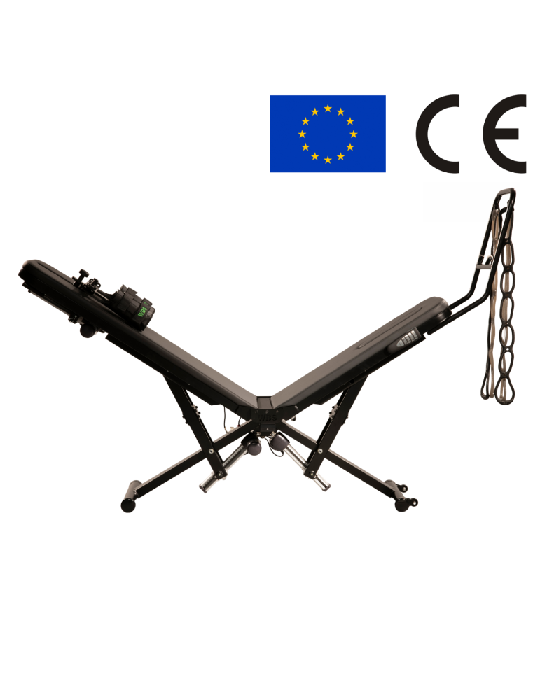 WBS Vision Pull Back – Table de posture motorisée avec traction | Kiné Stock