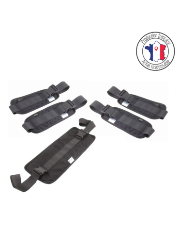 Kit sangles d'immobilisation pour table de verticalisation