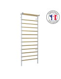 Espalier de reeducation en acier 14 barreaux | Kiné Stock