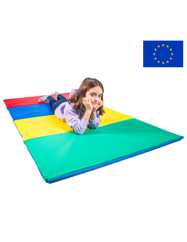 Tapis de motricité multicolore pliable | KINESTOCK