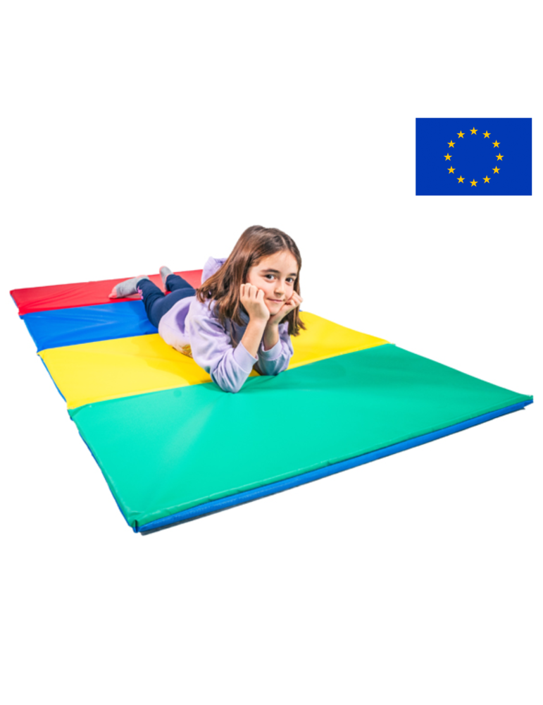 Tapis de motricité multicolore pliable | KINESTOCK