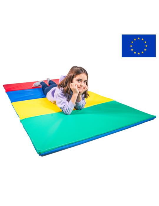 Tapis de motricité multicolore pliable | KINESTOCK