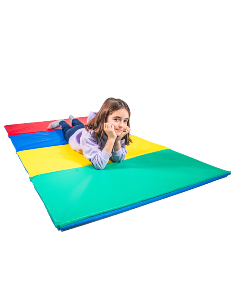 Tapis de motricité multicolore pliable | KINESTOCK