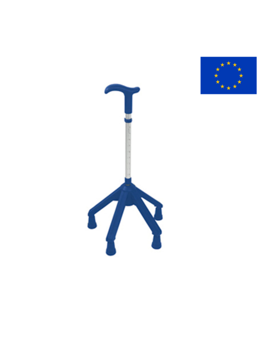 Canne quadripode pédiatrique réglable | KINESTOCK