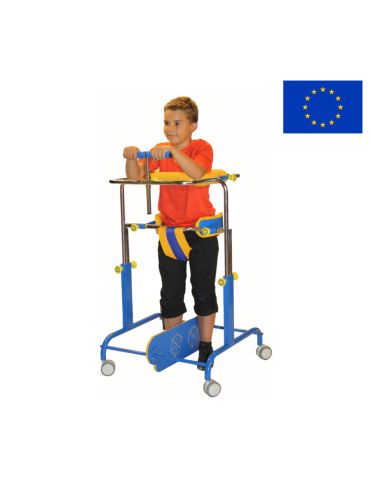 Support axial avec poignée réglable pour déambulateur | KINESTOCK