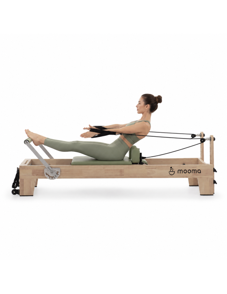 Reformer Pilates MOOMA en chêne massif | Kinestock