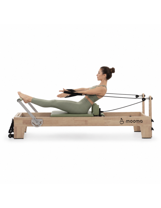 Reformer Pilates MOOMA en chêne massif | Kinestock