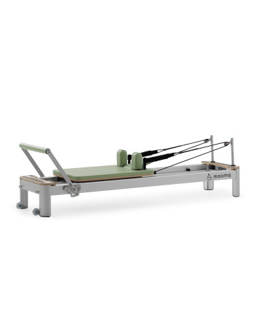 Reformer Pilates MOOMA aluminium brossé | Kinestock  Meta description