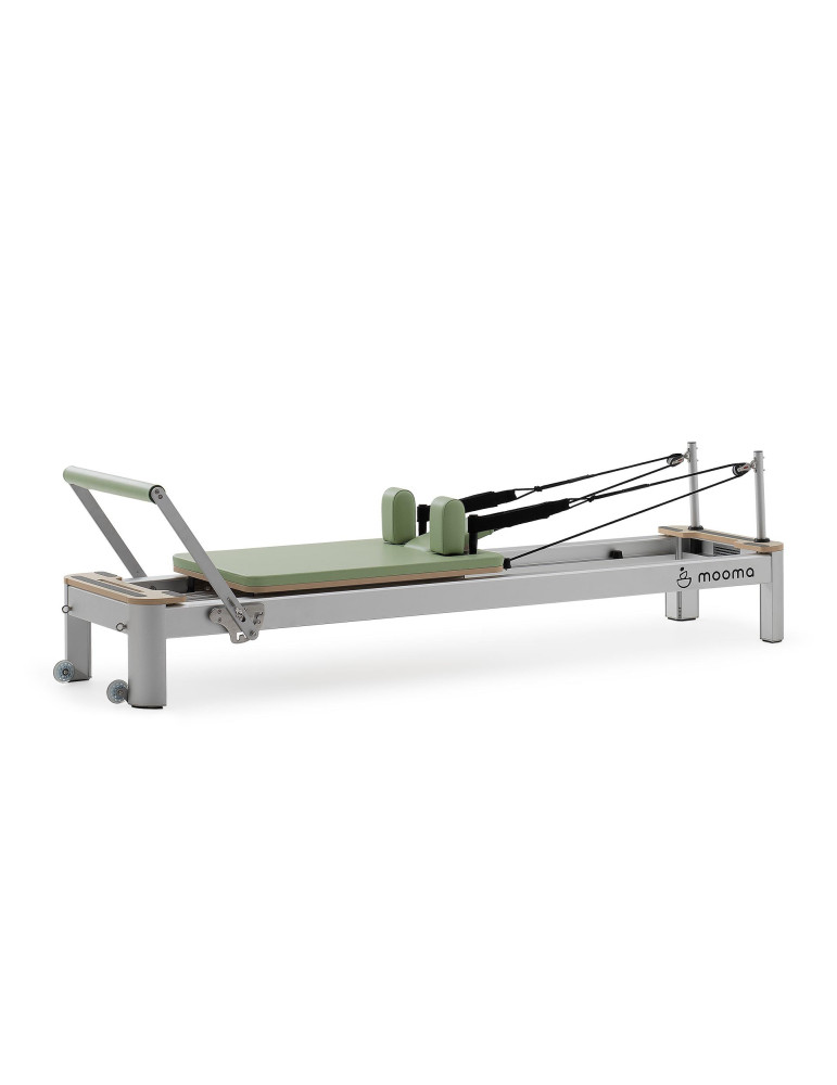 Reformer Pilates MOOMA aluminium brossé | Kinestock  Meta description