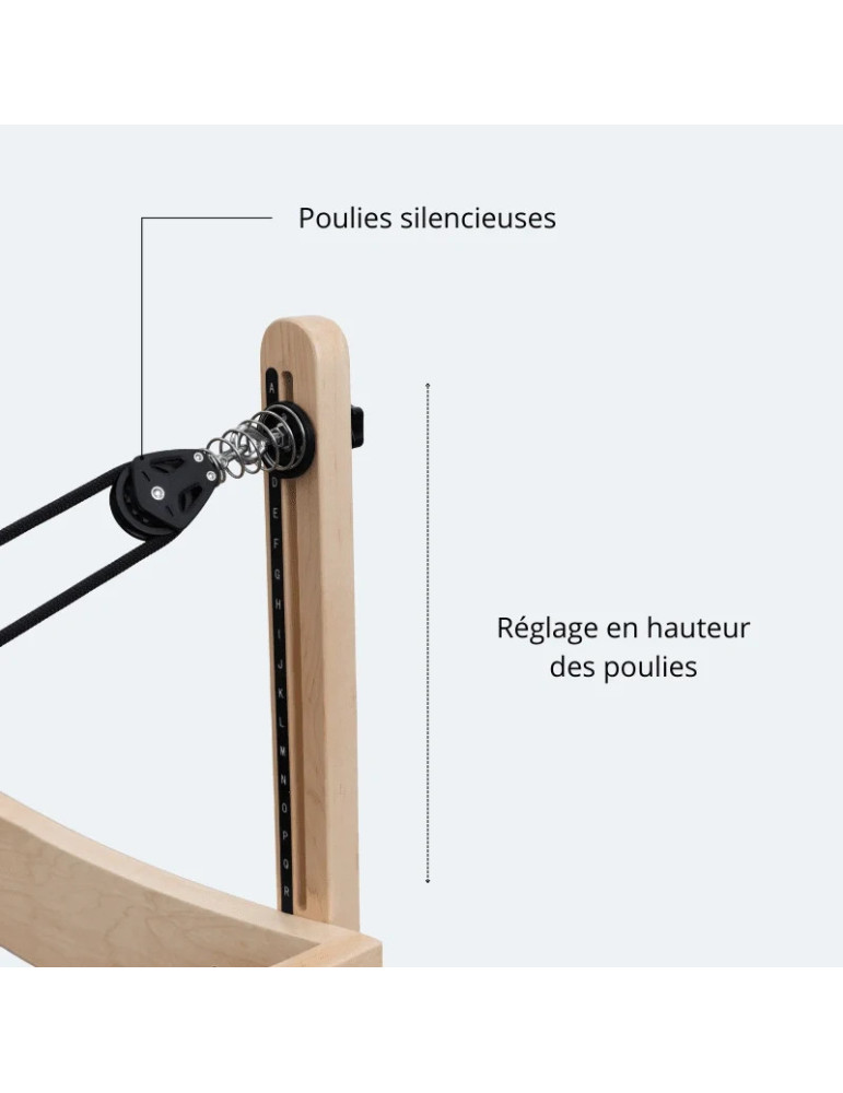 Reformer Essential avec tour Pilates&Me | Kinestock